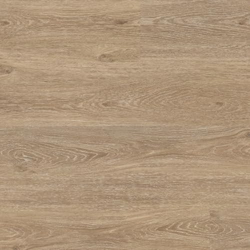 HORI Klick Hartvinylboden SPC Eiche Verona, strukturierte Landhausdiele inkl. Trittschall, feuchtraumgeeignet, für Fußbodenheizung, langlebig und pflegeleicht
