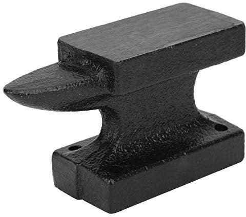 Schmiedeamboss, Amboss aus Gusseisen, Tragbare Werkbank, Robuster Amboss, Schwarze Tischklaue, DIY-Handwerk, Kleiner Amboss, Monteur mit Polierter Oberfläche, Extra Große Füße Zum Abflachen oder Forme