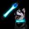 flintronic LED Leuchthalsband Hunde Halsband, Leuchtend Hundehalsband, Sicherheits LED Leuchtband für Hunde Katzen, LED Licht Blinklicht mit Klettverschluss, Helle Sicherheit für Die Nacht