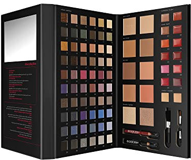 Deborah Milano - Trousse Set Regalo Donna Make Up Book Volume 4, Include Palette di Ombretti, Gloss, Rossetti e Polveri Viso dai Diversi Finish e Colori, in Carta FSC
