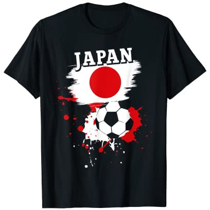 Supporter Fan Football Japonais Maillot Drapeau Du Japon T-Shirt