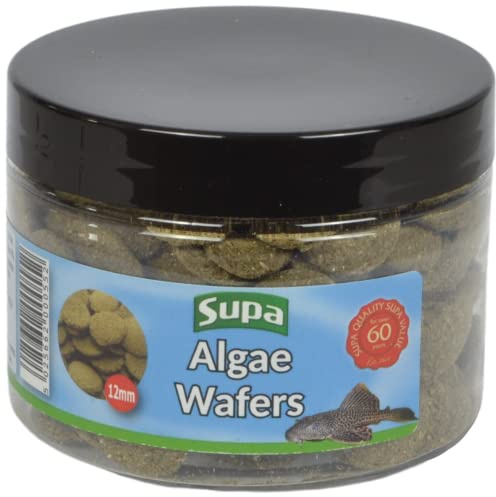 Supa 12mm Algae Wafers 75grams, Ideal For Bottom Feeding Fish, Made From Premium Quality Ingredients Which Offer A Nutritionally Balanced Diet.