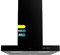 Cecotec Bolero Flux TM 606500 Black A Dunstabzugshaube, 60 cm, Motor 165 W, dekorativ mit Edelstahl-Finish, Saugleistung 650 m³/h, mechanische Steuerung, 3 Leistungsstufen, Licht und Kohlefilter