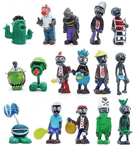 DOMINNE Serie De Juguetes Show De Personajes Juego De Personajes Adornos De Personajes Mini Juego Decoración De Personajes 16 Piezas