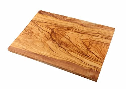 Cleminson 35 x 25 cm Olive Wood Rectangular Chopping & Worktop Bread Board