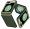 Caseology Nano Pop für Samsung Galaxy Z Flip 5 Hülle [TPU + PC Dual Struktur] Air Space Tech Schutz mit Dual Side Grip Handyhülle für Samsung Z Flip 5 5G - Grün