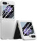 EASSGU Coque en Silicone Adaptée pour Samsung Galaxy Z Flip5 / Samsung Galaxy Flip 5 2023 (6.7 inches), Étui de Téléphone Résistante Aux Chutes et Aux Rayures - Blanc