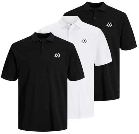 JACK & JONES Infinity Herren Poloshirt Infinity Polo Mehrstückpackung 2er 3er Pack 3er Pack 4 M