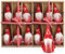 COM-FOUR® 12x Premium Weihnachtsmann-Anhänger 12cm - Deko für den Weihnachtsbaum, Christbaum-Figuren Anhänger als Baumbehang, Weihnachtsschmuck