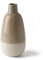 VICTOR&TERESA Vase Deko für Zuhause,Moderne brauner Farbverlauf gestreifte Vase,vase für tulpen,Moderne Bauernhaus Vase für Tisch,Kaminsims Akzent,Bücherregal,Wohnzimmer & Tafelaufsatz,Geschenk 24cm