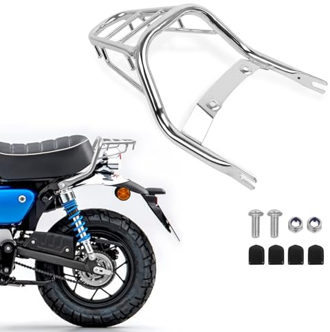 Für Honda Monkey 125 2018–2023 Heckgepäckträger (Chrom)