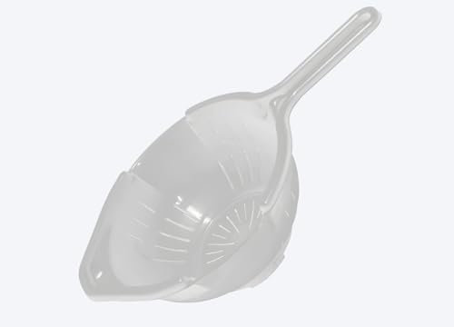 VR7 Plastic Colander with Handle (Clear, Pack of 1)