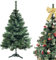 Creative Home Naturgetreuer Weihnachtsbaum Künstlich | Immergrüner künstlicher Tannenbaum | 150 cm | Weihnachtsdeko | Tiefgrüne dichte Zweige Stabiler Ständer | Innen & Außen