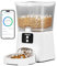 Automatic Cat Feeder,2.4G WiFi Food Dispenser,APP Control 3L Cat Feeder 1-10 Meals/Day,Fresh Lock Technology