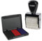 Trodat Creative Mini Stempel Set Mean Sayings zum kreativen Gestalten – 12 Abdrucke, Englisch, Kreativstempel in schwarz inkl. Stempelkissen in Schwarz, Rot, Blau, 30x5 mm