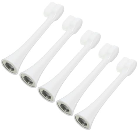 MOLUCKFU Elektrische Zahnbürsten 5st Tausendhaar-zahnbürstenkopf Zahnbürste Ersatzkopf Elektrischer Bürstenkopf Elektrische Zahnbürstenköpfe Zubehör Für Zahnbürsten Austausch Von Bürstenköpfen Pp Weiß