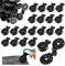 120 Piezas Clips de Red de Sombra, Clips de Tela para Sombra, Clip de Plásticopara Tela Protectora, Clips De Fijación Red De Jardín para Todo Tipo de Telas con Malla