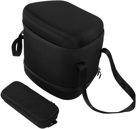 Tragetasche für JBL Partybox Encore 2/1, Bluetooth-Lautsprecher, Mikrofon, Schutzhülle, Tragetasche, Aufbewahrungstasche, Reisetasche, Schutzhülle mit Schultergurt (nur Tasche) (Schwarz)