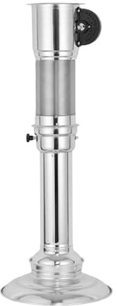 Sharplace Tubo per Barbecue, Cappa per Griglia, Acciaio Inossidabile, Tubo per Fumo per Griglia, Tubo Dritto per Fine, Argento