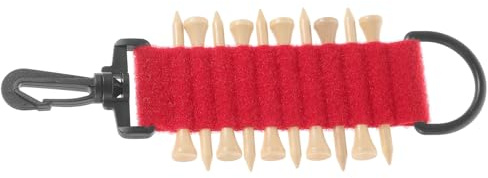DECORNIJIA Golf Tee Halter Kompakt Leicht mit Befestigung Golfball tees Organizer für Golfer Vielseitig Geeignet zum Aufhängen Am Golfbag für Indoor Outdoor Gebrauch