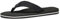 NewDenBer Flip Flops Herren Leicht Zehentrenner Beach Pool Sandalen (44 EU, Schwarz)