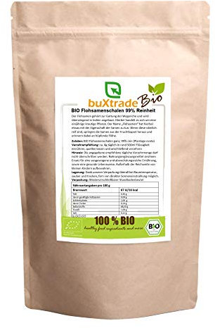 5 kg BIO Flohsamenschalen 99% rein | hohe Reinheit | Flohsamen aus Indien
