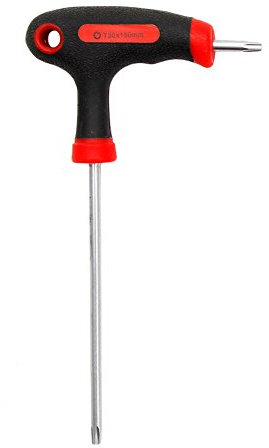 siwetg Cacciavite Torx a forma di T e chiave esagonale, cacciavite per il controllo T10/15/20/25/30/40