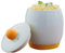 Burwells Microwave Egg Cooker – Dishwasher Safe Ceramic Cooking Pot with Non-Stick Coating for Scrambled or Poached Eggs – Holds Up To 4 Eggs, Measures H14 x Dia.10cm
