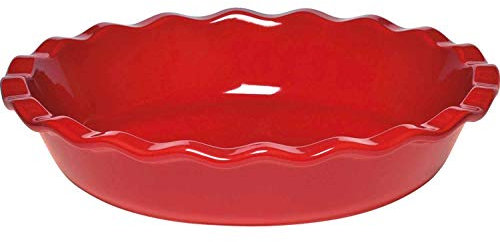 Emile Henry - Teglia da torta Le Grande, 30,5 cm, colore: Borgogna