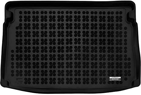 AZUGA Gummi-Kofferraumwanne für VW Golf 8 ab 2020 (Variabler Boden Oben) | hoher Rand, rutschfest, wasserdicht, Premium Kofferraummatte passgenau, TPE-Gummi, AZ12000609