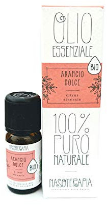 ARANCIO DOLCE - CITRUS SINESIS - OLIO ESSENZIALE 100% PURO NATURALE - NASOTERAPIA