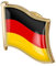 LAVALINK 1pc Deutsche Flagge Pin-Abzeichen-metallemaille-Revers-brosche Flagge Von Deutschland Metallemailleabzeichen Nationale Abzeichen