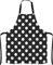 Lefolen Schwarz-weiße Latzschürze mit verstellbarem Hals für Männer und Frauen, geeignet für Zuhause, Küche, Kochen, Kellner, Grill, Bistro, Backen, Grill, Grill, Grill, Schürze.