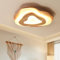 SENFAY LED Deckenleuchte Holz Schlafzimmer 3000K Warmweiß Deckenlampe Schlafzimmerlampe 35W Holzlampe Ø40cm Moderne Deckenleuchte für Kinderzimmer Wohnzimmer Küche Esszimmer Flur
