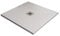 OLIMPO DOCCE - Piatto doccia bianco in marmoresina con griglia inox e Piletta Gratis - STAR PLUS - 70x70