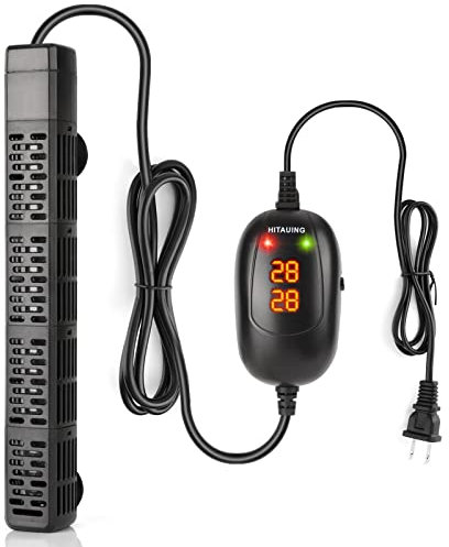 HiTauing Aquarium Heizung, 50W/100W/300W/500W Tauchheizung für Aquarien mit Übertemperaturschutz und automatischer Abschaltung beim Verlassen des Wassers für Salz- und Süßwasser