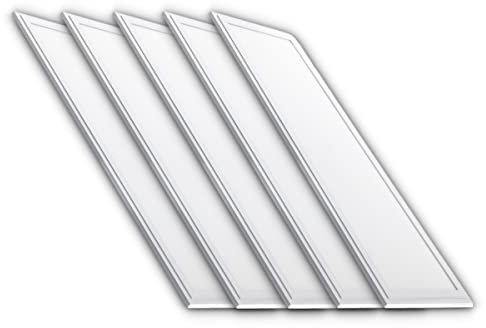 CLAR - Panel LED 120x30 40W, Pantalla LED de 4000 Lúmenes, Luz LED Cocina, Blanco Neutro 4000ºK (Pack 5)