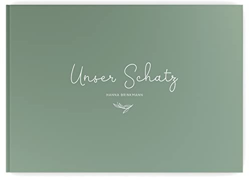 Babyalbum - Mein erstes Jahr, Junge Mädchen, Album zur Geburt, Baby-Tagebuch, schönsten Momente und Erinnerungen zum Auszufüllen auf 104 Seiten (Eucalyptus)