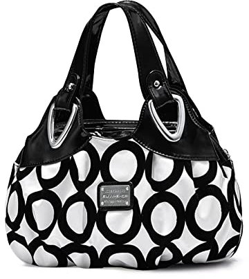 NICOLE & DORIS Damen Schultertaschen Elegant Handtaschen Damen Taschen Frauen Umhängetasche Shopper Taschen PU Leder Weiche Tote Bag für Büro Einkauf Reise