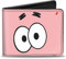 Buckle-Down Herren Geldbörse Bifold PU Spongebob Schwammkopf Patrick Seestern Augen Close Up Pink, 10.2x8.9 cm, 4.0x3.5, Bifold PU Spongebob Schwammkopf Patrick Seestern Augen Close Up Pink
