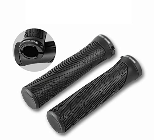 Silikon Fahrradgriffe, MoreChioce Rutschfeste Lenkergriffe Fahrrad Griffe Handgriffe Weichem Lenker Griff Fahrradzubehör für Roller MTB Mountainbike Rennrad Fahrrad, Lila