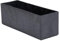 e-floor Blumentopf 30x10x10 cm | Pflanzkübe |Gartentopf | Topf | Blumenkasten mit Wasserspeicher | Balkon Terrasse, Garten Blumenkübel | Blumentrog rechteck | schwarz