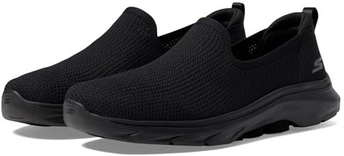 Skechers, GO Walk 7 Ivy Mujer, Ribete Textil Negro, 41 EU