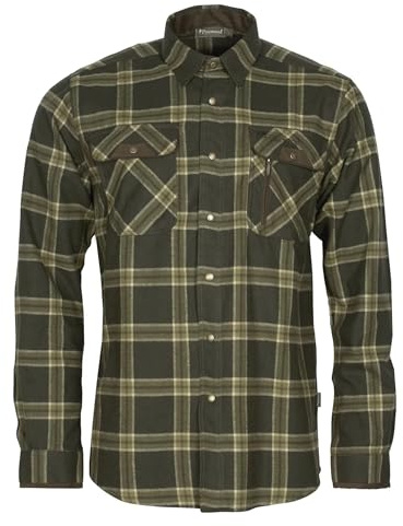 Pinewood 9428 Prestwick Hemd D.Green/Green (124) L