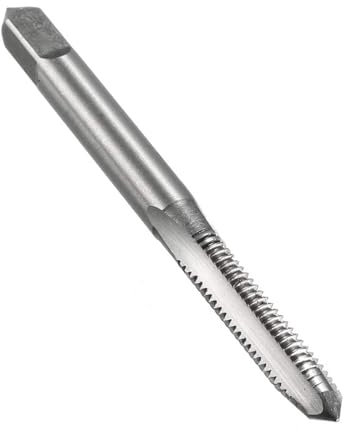 TOP-VIGOR M6 x 1 mm extra langer gerader Nutgewindegewindebohrer, HSS-Gewindefräsbohrer mit H2-Toleranz, 3 geraden Rillen, metrischer Maschinengewindebohrer