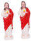 Garneck 2 STK Jesus-Statue-schmuck Decoraciones para Sala De Casa Katholische Statue Von Jesus Christian Christus Herr Skulptur Harz Krippe Statue Osterdekorationen Plastik Josef Haushalt