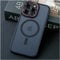 JUESHITUO for iPhone 13 Pro Case for MagSafe [Integrated Camera Lens Protection] [Mil-Grade Shockproof Defense] Translucent Matte Protective Cases iPhone 13 Pro Cover 6.1, Black