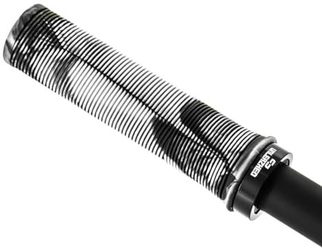 Unleazhed MTB Griffe G1 Schwarz-Grau | Griff-Set für Fahrräder | Twist-Color | Lock-On | rutschfest | Grip-Zone