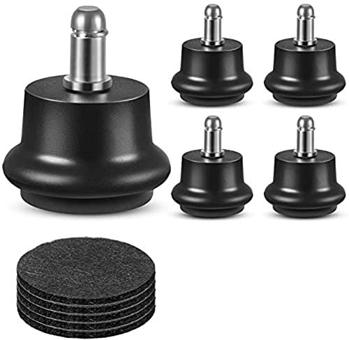 Aliaga Bell Glides -BüRostuhl-Lenkrollen für Feste StationäRe Rollen, Separate Selbstklebende Filzgleiter