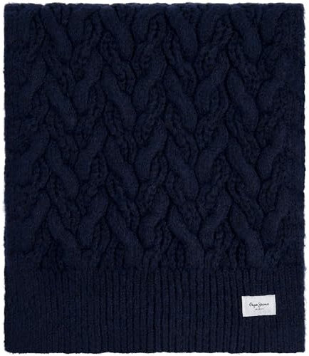 Pepe Jeans Wallis Scarf Schal, Blau (Dulwich Blue), Einheitsgröße